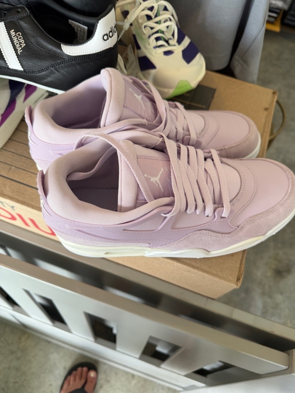 Jordan Women's Low-Top Sneakers in Lavender